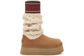UGG Classic Sweater Letter Boot Chestnut (Women's)